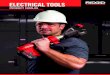 ELECTRICAL TOOLSELECTRICAL TOOLS - Rugged Jobsite Tools | RIDGID Professional Tools · PDF file · 2018-01-31electrical toolselectrical tools ... power ridgid 18v advanced ... hydraulic