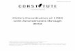 Chile's Constitution of 1980 with Amendments through 2012 · PDF fileConstitution’s Illustrated. Chile's Constitution of 1980 with Amendments through 2012. PDF generated: 17 Jan