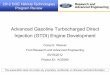 Advanced Gasoline Turbocharged Direct · PDF fileadvanced gasoline turbocharged direct injection ... cycle -based CAE analysis of fuel economy ... Composite intake manifold w/ integrated