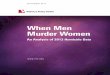 When Men Murder Women - TownNewsbloximages.newyork1.vip.townnews.com/tulsaworld... · WHEN MEN MURDER WOMEN VIOLENCE POLICY CENTER | 1 ... and Fred Vanden Heede & Suzy Pelican. 