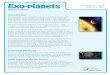 Exo-planets - roe.ac.uk · PDF fileAs such, any transit method detection requires additional confirmation, normally using the radial velocity method. ... Exo-planets Teacher’s Notes