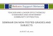 TEACHER AND LEADER EFFECTIVENESS/ · PDF filePresentation on NTGS Strategies . 10:00-11:15 . Lessons from Delaware’s Non-Tested Grades and Subject Strategy . 11:15-12:15 . Lessons