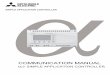 2 SIMPLE APPLICATION CONTROLLER - Mitsubishi 2 Simple Application Controllers iii Guidelines for the safety of the user and protection of α2 Simple Application Controllers This manual