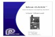 Mini-GASS - Perma Pure · PDF fileMini-GASS User Manual 6 Figure 1 1. Introduction Perma Pure Mini-GASS sample pre-conditioning systems are designed to prepare gas samples for analysis