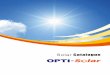 Download Solar Catalogue - OPTI- · PDF fileSolar Catalogue. INVERTER P WER OPTI-UPS Established in 1991 Renowned supplier of Uninterruptible Power Supply (UPS) ... AC Voltage Regulation