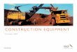 CONSTRUCTION EQUIPMENT - IBEF · PDF fileIndia’s Construction Equipment Industry - Highlights ... manufactures hydraulic excavators . ... • It has operations in Bangalore and Ahmedabad