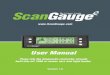 User Manual - ScanGauge · PDF fileUser Manual Plugs into the ... Reset Your ScanGauge 42 ... communication with the vehicle ECU is not completed within about 75 seconds, the ScanGauge
