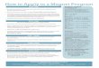 How to Apply to a Magnet Program Handout (Eng-Span) · PDF fileHow to Apply to a Magnet Program xReview your student’s interests and needs and look for alignment with specific Magnet