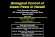 Biological Control of Insect Pests in Hawaii 051310 Biocontrol...- Commercially available products: Vectobac, Gnatrol, Bactimos * Paecilomyces fumosoroseus, is a naturally occurring