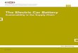 The Electric Car Battery - somo.nl · PDF file1 Mapping the electric car battery supply chain ... According to the Boston Consulting Group, ‘The most prominent technologies for 