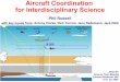 Aircraft Coordination for Interdisciplinary Science · PDF fileAircraft Coordination for Interdisciplinary Science Phil Russell ... Lidar image in April 1986: ... AATS, SSFR, B-200: