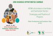 AfDB’s Activities in the Water and Sanitation Sector ... - AfDB BOS... · and Sanitation Sector: Strategies and Pipeline of ... all the High 5s and the Bank ... and sanitation program