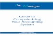 Guide to Computerizing Your Accounting · PDF fileMonitoring and Evaluation ... Guide to Computerizing Your Accounting System Winter 1999/2000 5 ... some of the “right” reasons