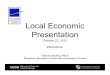 Local Economic Presentation - SoCo Economic · PDF file23.10.2015 · Local Economic Presentation October 23, 2015 #SoCoEcon Tatiana Bailey, Ph.D. Director, Southern Colorado Economic