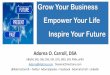 Empower Your Future -   delegating what you either dont like to do or dont do well ... I do best I need to do I can delegate ... business review/tracking