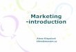 Marketing -introduction - is.muni.cz · PDF file• 12-13 lectures:The foundations of marketing, Marketing environment, ... • PPT presentation must be put into the Information system!