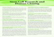 Stem Cell Research and Human Cloning: Questions and · PDF fileWhy is the church opposed to stem cell research ... Stem Cell Research and Human Cloning ... Many private foundations