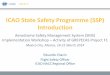 ICAO State Safety Programme (SSP) Introduction · PDF fileICAO State Safety Programme (SSP) Introduction Aerodrome Safety Management System (SMS) Implementation Workshop – Activity