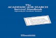 The Academic Job Search Survival Handbook - Career …career.ucsd.edu/_files/GAcadJobSearchHandbook.pdf · The Academic Job Search Handbook by Mary Morris Heiberger and Julia 
