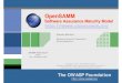 OpenSAMM Software Assurance Maturity Model  :// · PDF file  Claudio Merloni. Software Security Consultant. Fortify Software. OWASP-Italy Day IV – 6th, Nov 09