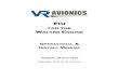 FOR THE WALTER ENGINE - VR · PDF fileEIU - M601 Operational & Install Manual Contents ... used with a Walter/GE M601 engine. It similarly supports other gas-turbine engines. System
