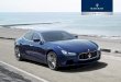 ghibli - Auto-Brochures.com Ghibli... · 14 The Maserati Ghibli is a masterpiece of design, with the emphasis on both sportiness and elegance. Just like the first Ghibli of 1967 that