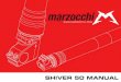 50 mm Marzocchi Closed Cartridge - · PDF fileSHIVER 50 AM USE OF THE MANUAL ... system installed, serviced and/or repaired only by your ... montaggio o smontaggio della forcella,