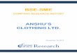 Anshu's Clothing Ltd. - Bombay Stock · PDF fileAnshu’s Clothing Ltd (ACL) was originally incorporated as Black , as a private ... ‘Kalamkari’ brands are owned and promoted by