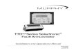 TTD Series Selectronic Fault Annunciator - · PDF fileconditions in the equipment or process connected to the TTD system. ... Communication Settings ... The TTD model will accept