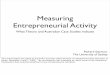 Measuring Entrepreneurial Activity - OECD.org - OECD that emerge over the next three slides include opportunity recognition, innovation, and creativity. The entrepreneur is the person