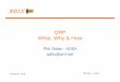 QRP What, Why & How - · PDF fileQRP What, Why & How Phil Salas - AD5X ad5x@arrl.net. ... it refers to low power operation. Richardson, ... the thrill of building transmitters and