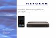 NeoTV Streaming Player - Netgear Streaming Player . ... For high-quality video and audio, a connection of least 3 Mbps is required, and for HD 1080p movies, 6 Mbps or faster is recommended