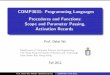 *3mm COMP3031: Programming Languages Procedures and Functions…dekai/3031/lectures/ip-procedure/h.ip-procedure.pdf · COMP3031: Programming Languages Procedures and Functions: Scope