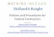 Policies and Procedures for Federal Contractors - …govcon360.com/wp-content/uploads/2012/08/10-Seminar-Presentation...Policies and Procedures for Federal Contractors Presenters: