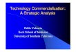 Technology Commercialization: A Strategic Analysis · Technology Commercialization: A Strategic Analysis ... innovation in multimedia and immersive ... Entertainment Other Government