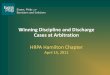 Winning Discipline and Discharge Cases at Arbitrationevansphilp.com/documents/Seminars/Winning Discipline and Discharge... · Winning Discipline and Discharge Cases at Arbitration