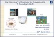 Harnessing Technology for Governance A Paradigm Shift · Technologies with corresponding Download Times ... Limited Rural Applications ... consistent electronic education records,
