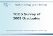 TCCS Survey of 2009 Graduates · Arts and Humanities Department Current Status Overview (In pie chart form)………………………13 Current Status Breakdown….. ... General
