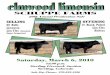CATALOG 2010 SG - LimousinLive€¦ · LIMS adheres to Beef ... of her progeny. MPPAs above 100 indicate the progeny of the dam have had above average ... CATALOG 2010 SG 