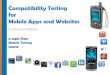 Compatibility Testing for Mobile Apps and Websitesqaiquest.org/.../2016/01/Yudanin-Compatibility-Testing-For-Mobile... · Compatibility Testing for Mobile Apps and Websites by Michael