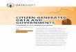 CITIZEN‑GENERATED DATA AND GOVERNMENTScivicus.org/images/citizen-generated data and governments.pdf · CITIZEN‑GENERATED DATA AND GOVERNMENTS: towards a collaborative model |