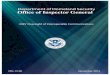 DHS’ Oversight of Interoperable Communications€™ Oversight of Interoperable Communications ... any other supporting documentation ... of Homeland Security. We will post the report