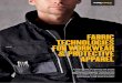FABRIC TECHNOLOGIES FOR WORKWEAR & PROTECTIVE APPAREL€¦ ·  · 2016-02-16technologies for workwear & protective apparel ... and recognised as fabrics of choice for tough and 