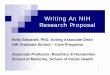 Writing An NIH Research Proposal - UW Graduate … An NIH Research Proposal Kelly Edwards, ... Medium 4 Very Good Strong but with numerous minor weaknesses ... Bioethics& Humanities