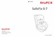 Snapkis SafeFix 0-7 Car Seat User Manual (English) revisedsnapkis.com/sites/default/files/user-guides/Snapkis SafeFix 0-7 Car... · ISOFIX size class for which this car seat is intended