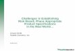 Challenges in Establishing Risk Based, Phase Appropriate Product Specifications in … ·  · 2014-09-10Challenges in Establishing Risk Based, Phase Appropriate Product Specifications