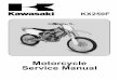 Motorcycle Service Manual - Le Guide Vert / Vive la moto verte !moto.tt.free.fr/explorer/KAWASAKI_KX250F_2004_Servi… ·  · 2006-08-06Motorcycle Service Manual ... repair work