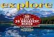 Canada’s 35 greatest hikes - Explore Magazine - …€™s 35 greatest hikes ... of adventure. contents British columbia Alberta saskatchewan Manitoba ontario Quebec new Brunswick
