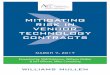 MITIGATING RISK IN VENDOR TECHNOLOGY … by Will Dickinson and Jeff Gilleran March 7, 2017 MITIGATING RISK IN VENDOR TECHNOLOGY CONTRACTS 22 PRESENTERS TODAY …