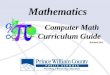GRADE 6 CURRICULUM GUIDE (Revised 2010) · Web viewProgramming languages include Visual Basic an object ... An algorithm created using both English and ... COMPUTER MATHEMATICS CURRICULUM